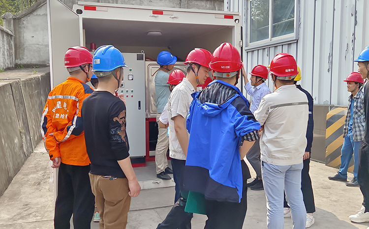 35kV桂花變電站迎來“新伙伴”——高壓細水霧滅火系統