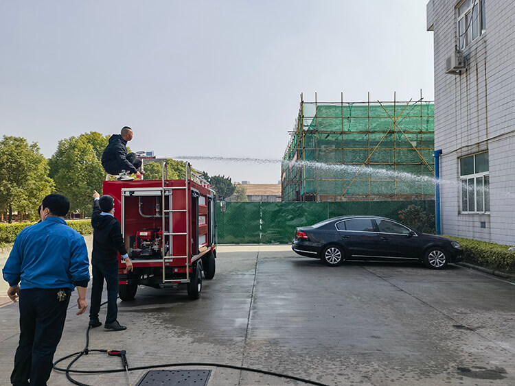電動消防摩托車在大生紗廠的運用